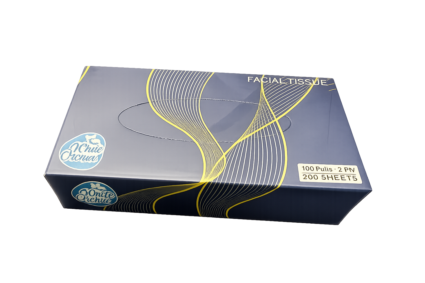Facial Tissue Box 100 Sheet 2-Ply, 72/cs