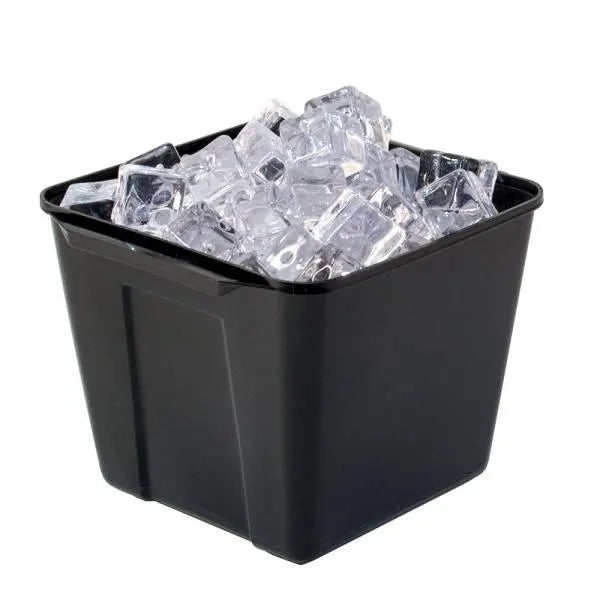 Ice Bucket Square 3qt Black 72/cs