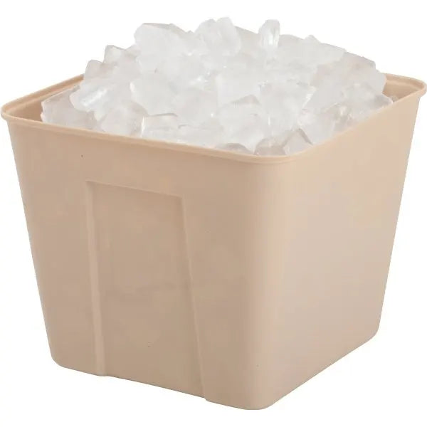 Ice Bucket Square 3qt Beige 72/cs