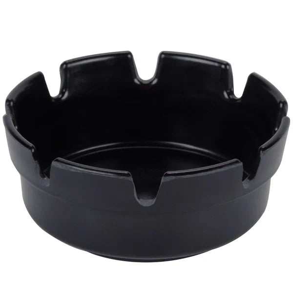 Ashtray Plastic - Black 96/cs