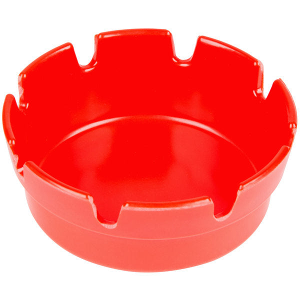 Ashtray Plastic - Red 96/cs