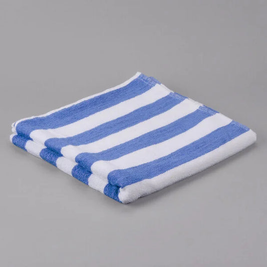 Diamond Cabana Pool Towel, Blue Stripe, 30x70-15 LBS, 2dz/cs