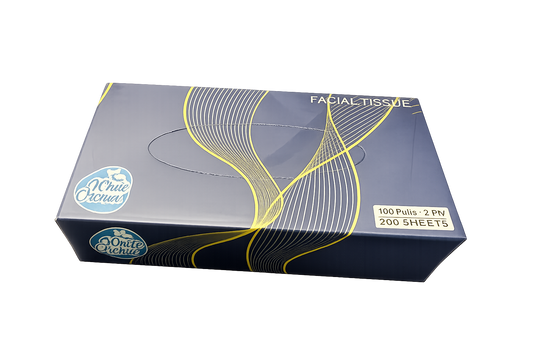 Facial Tissue Box 100 Sheet 2-Ply, 72/cs