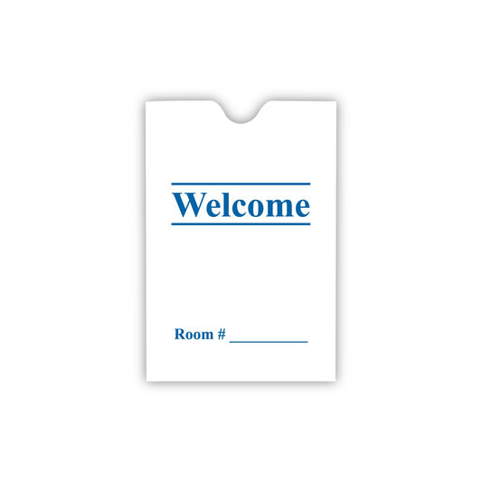 Welcome Key Card Envelopes - Blue | 5000 pcs/Case